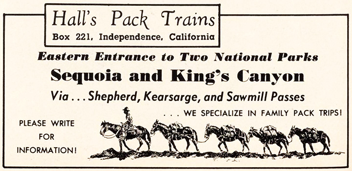 sequoia kings pack train
